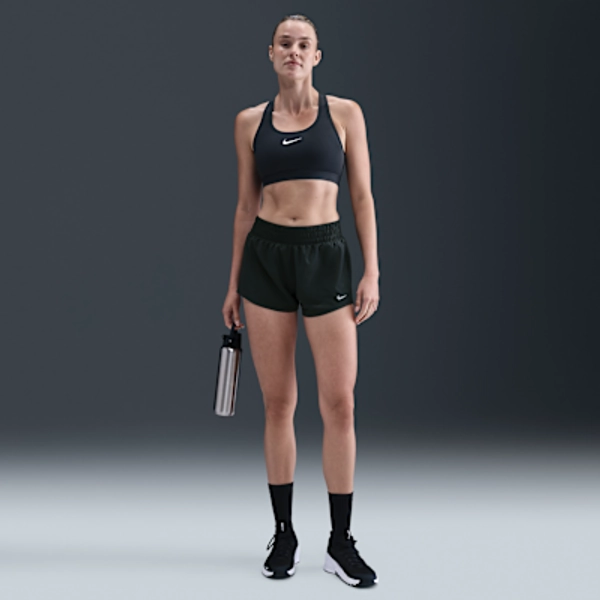 Nike One Women's Dri-FIT Mid-Rise 3" Brief-Lined Shorts