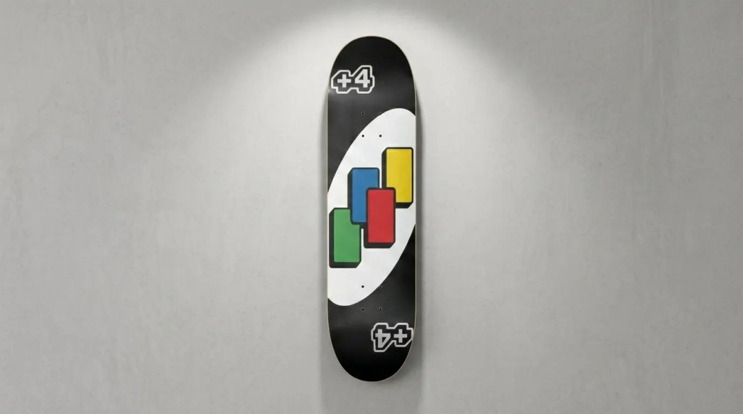 Skateboard Wall Art UNO DRAW 4 Skateboard Wall Art, skateboard - pro skateboar