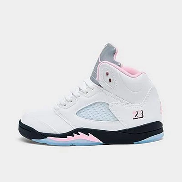 Air Jordan Kids' 5 Retro Medium Soft Pink