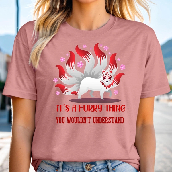 Furry Fox T-Shirt: Dragon Fursona Design