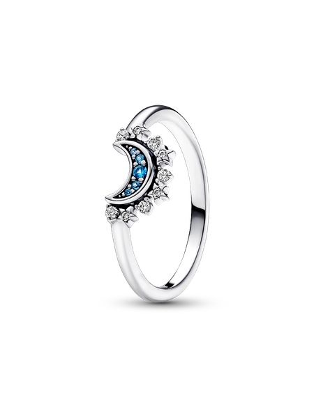 Anello Luna Pietre Blu