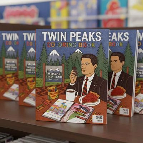 Twin Peaks Adult Coloring Book: Surreal TV Series Art Therapy for David Lynch Fans