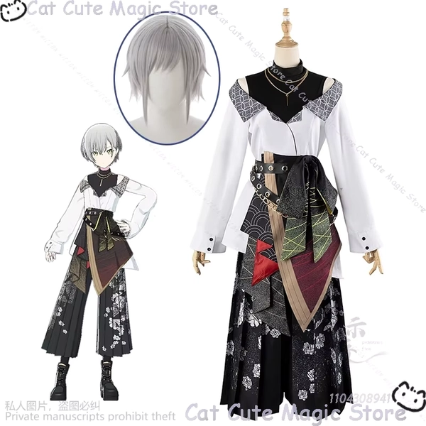 Hinomori Shiho Game Project Sekai Colorful Stage! Cosplay Costume Party Halloween Costume 35cm Hair Wig Roleplay Women Man Cos - AliExpress 