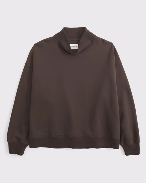 Sunday Oversized Funnel Neck Sweatshirt