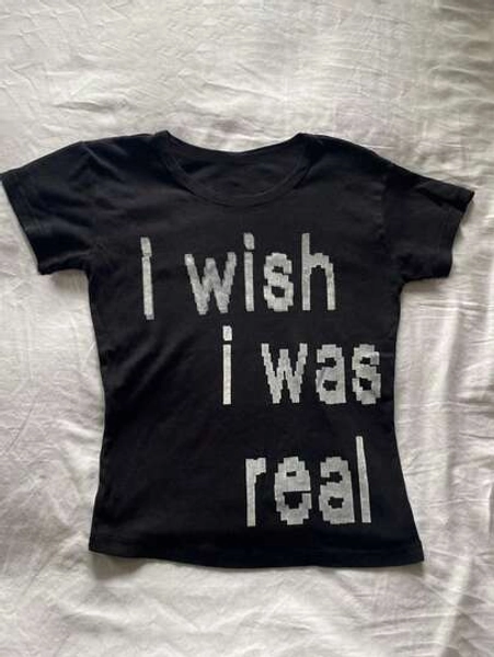 SHEIN Women's Casual Slogan Print Short Sleeve T-Shirt, Summer - Size XL