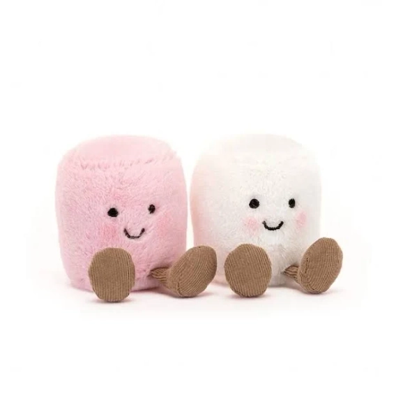 Jellycat Amuseable Pink and White Marshmallows