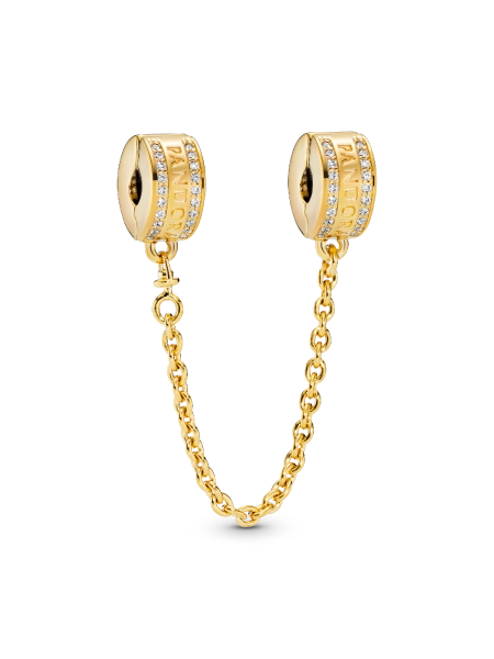 Pandora Logo Safety Chain Charm