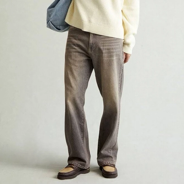 Men's Dylan Baggy Jeans Brown Tint - 30W x 32L