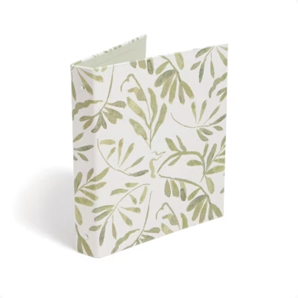 U Brands 1" Linen Ring Binder Refined Roots