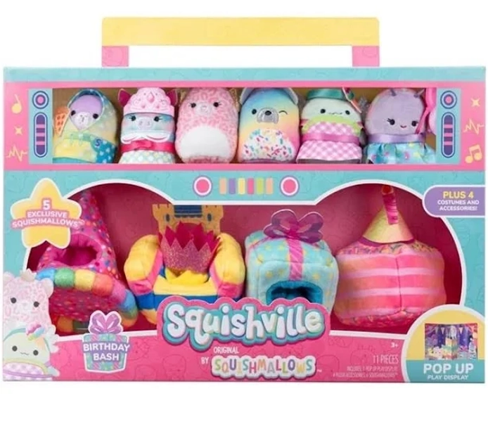 Squishmallows Birthday Bash Mini Plush Set