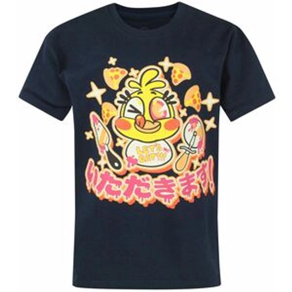 Five Nights At Freddy's Chica Chicadakimasu Kids Short Sleeved T-Shirt