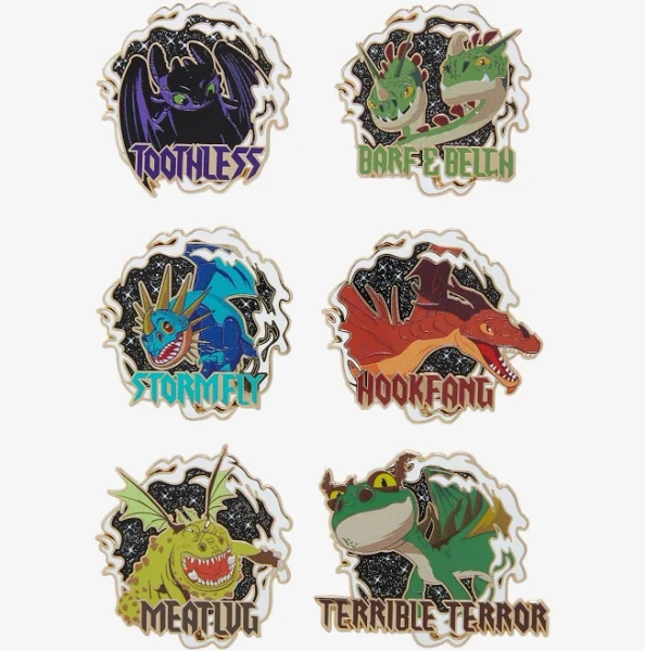 DreamWorks How To Train Your Dragon Blind Box Enamel Pin