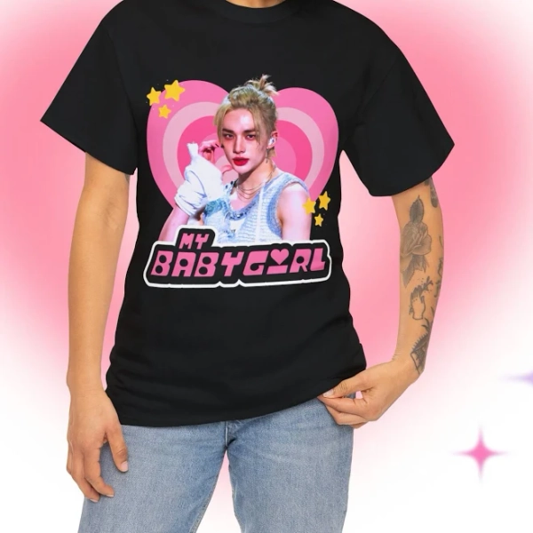 SKZ Hyunjin Y2k Babygirl Shirt