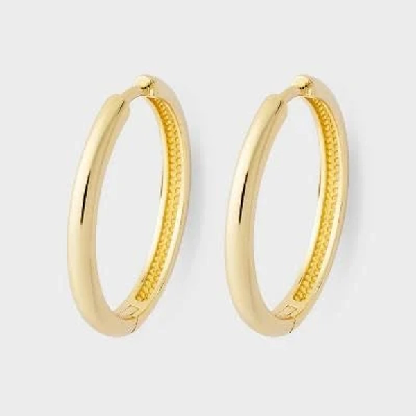 A New Day 14K Gold Plated Thin Hoop Earrings
