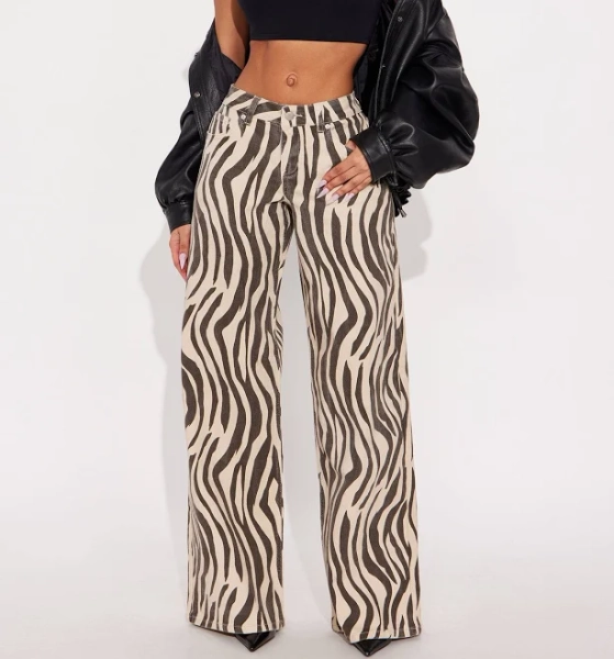 Fashion Nova Women's Wild Temptation Wide Leg Jeans