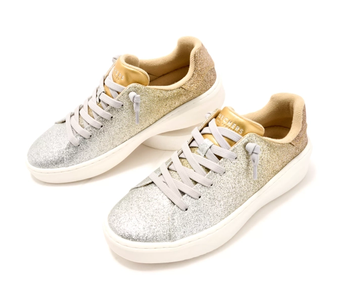 Skechers x Jane Glitter Casual Court Break Sneakers Enchanted Glitz