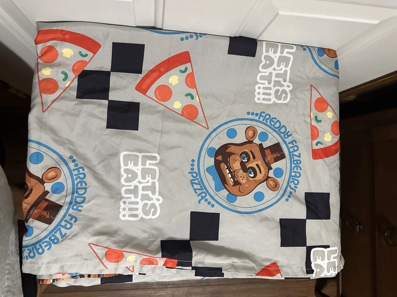 Rare Five Nights At Freddy's FNAF Twin Flat Bed Sheet Franco Manufacturing