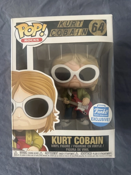 Funko Pop Kurt Cobain Funko Shop Exclusive #64