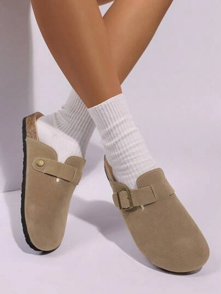Boken Women's Spring 2024 New Thick Soled Slide Sandals, Slip-On Casual Loafers