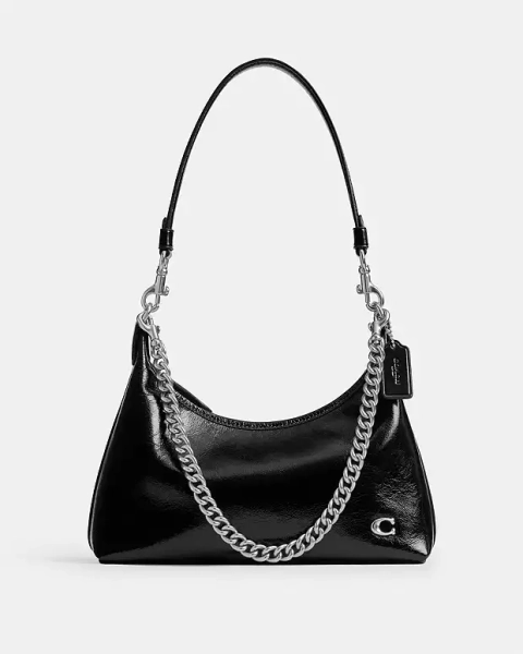 Silver/Black Juliet Shoulder Bag 25
