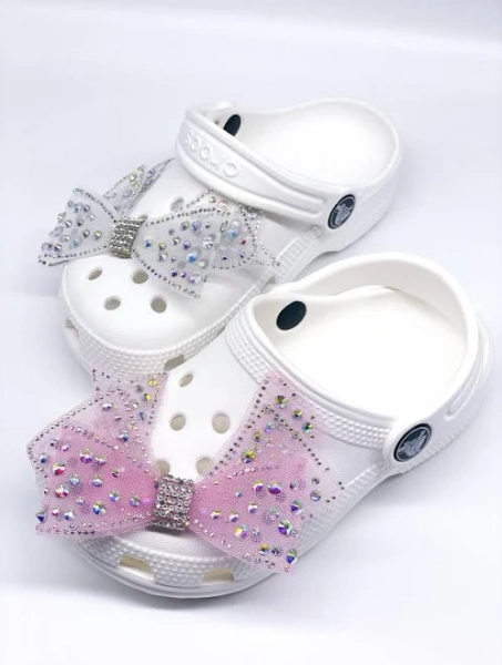 Crocs Rhinestone Bow Charms