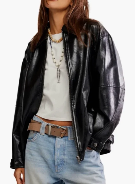 Free People Sloane Vegan Jacket - Women's Chocolate, L
