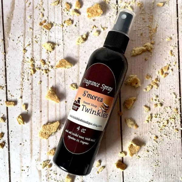 S'mores Fragrance Spray: Toasted Marshmallow Dessert Scent (4 oz)