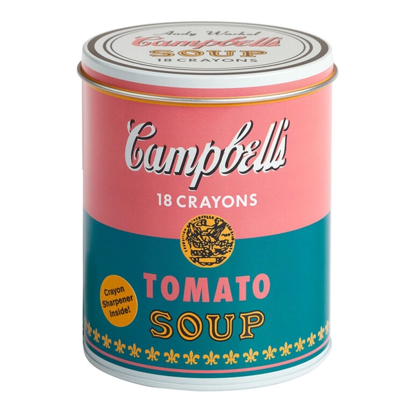 Mudpuppy Andy Warhol Soup Can Crayons