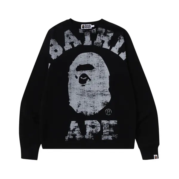 Editorlist Big College Crewneck - Black