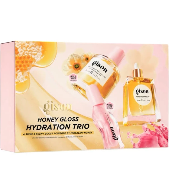 Gisou Honey Gloss Hair Trio Gift Set