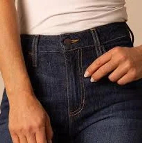 Jennifer | Women's High Rise Flare Jean | Kimes Ranch Blue / 2W / 32L