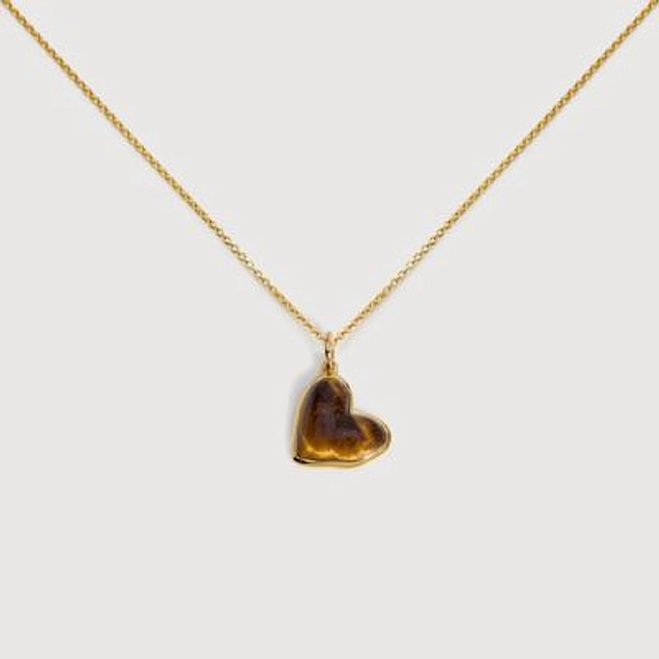 Heart Gemstone Necklace