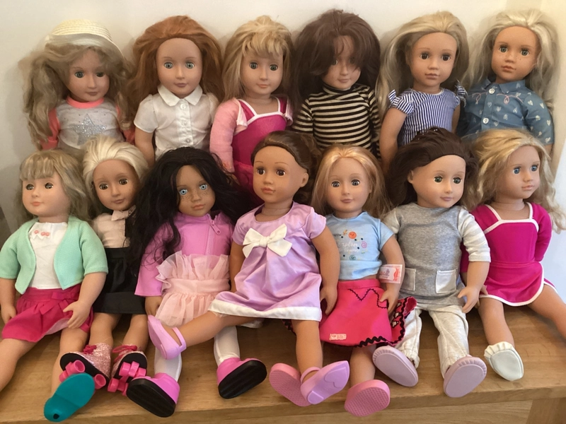 Our Generation Dolls and Outfits By Battat 18" Teenage style Dolls and Clothes