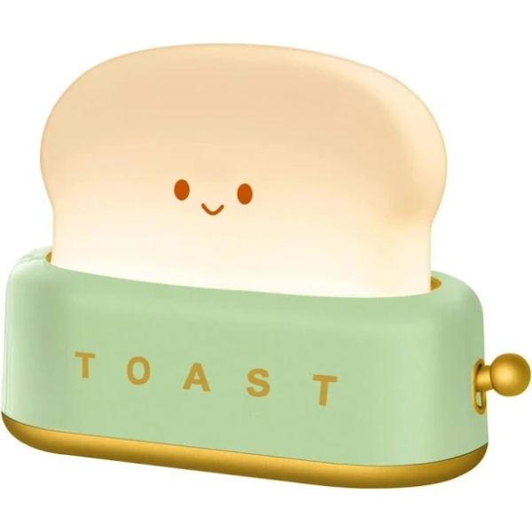 Trinx Cute Desk Decor Toaster Lamp