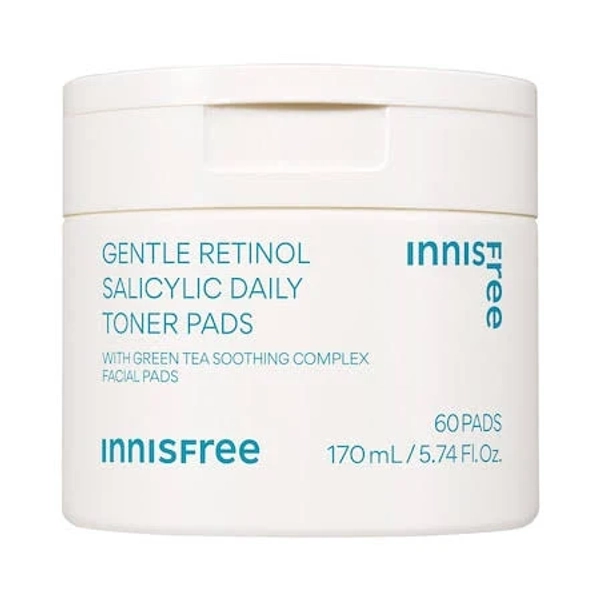 Innisfree Daily Gentle Retinol Salicylic Toner Pads