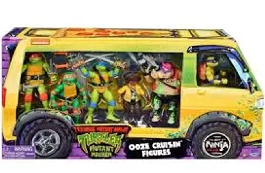 Teenage Mutant Ninja Turtles Mutant Mayhem Ooze Cruisin' Action Figure Set