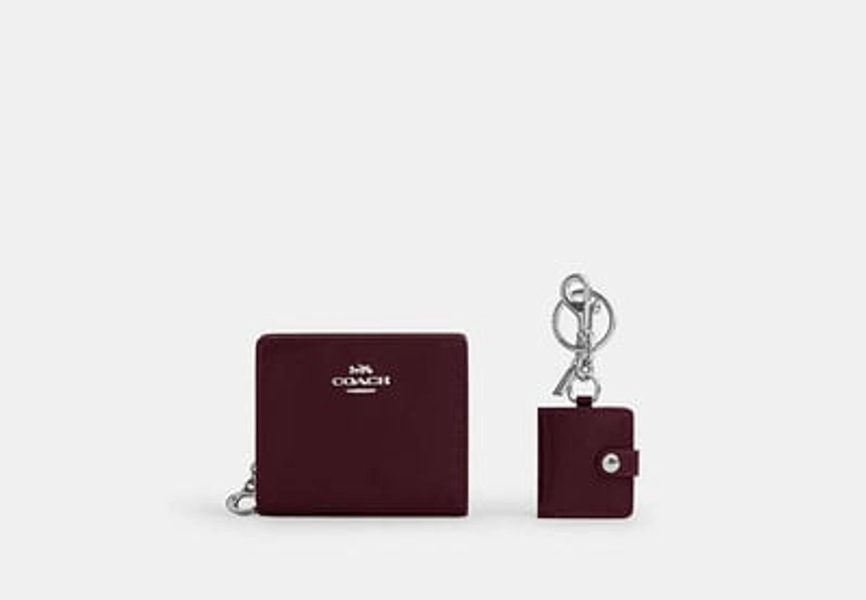 Boxed Snap Wallet And Picture Frame Bag Charm