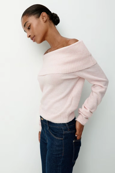 Off-the-Shoulder Sweater