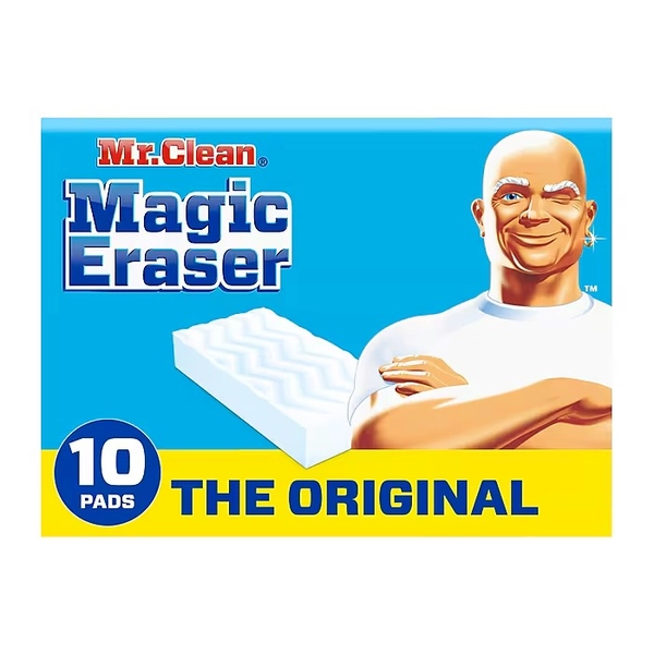 SCOURING PADS, MAGIC ERASER ORIGINAL, MR. CLEAN, 9/PK