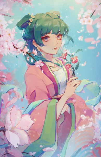 maomao | kusuriya no hitorigoto/the apothecary diaries - 5"x7" anime print