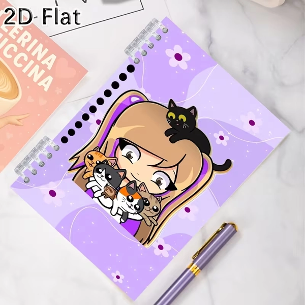 1 cuaderno a5   ruedas   diseño niña dibujos - Temu