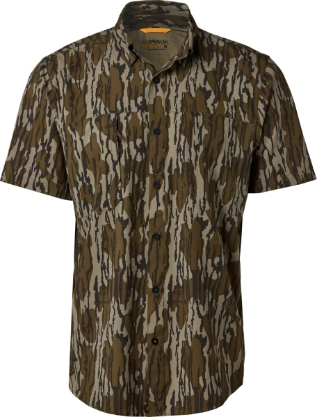 Magellan Outdoors Men's Lightweight Ripstop Button Down Short Sleeve Shirt