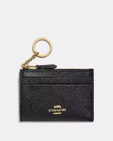 Gold/Black Mini Skinny Id Case