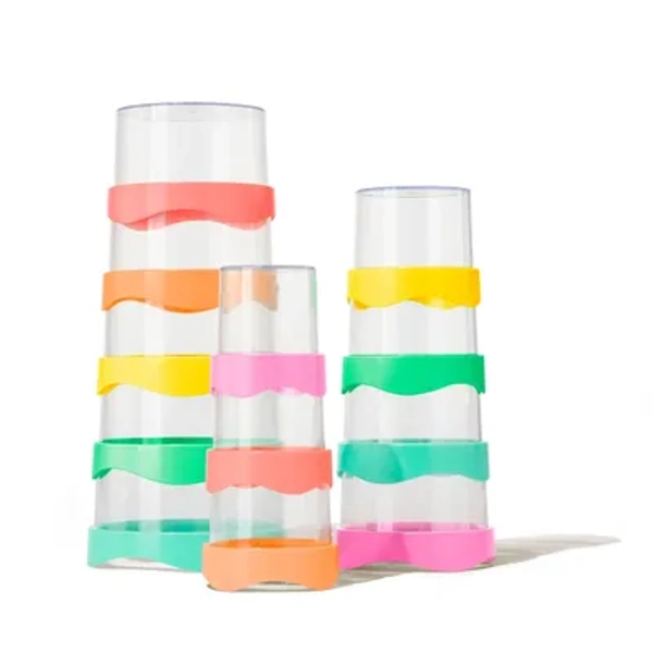 Lovevery Drip Drop Cups, 10m+ - 14pc