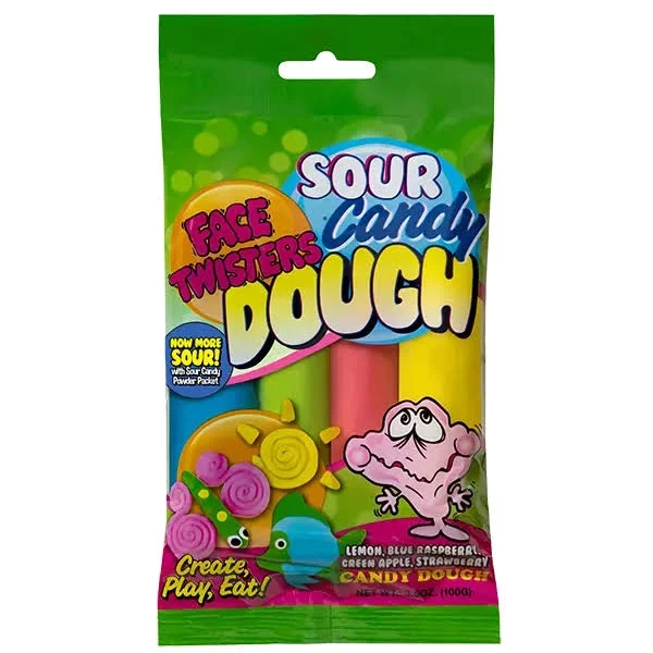 Face Twisters Sour Candy Dough