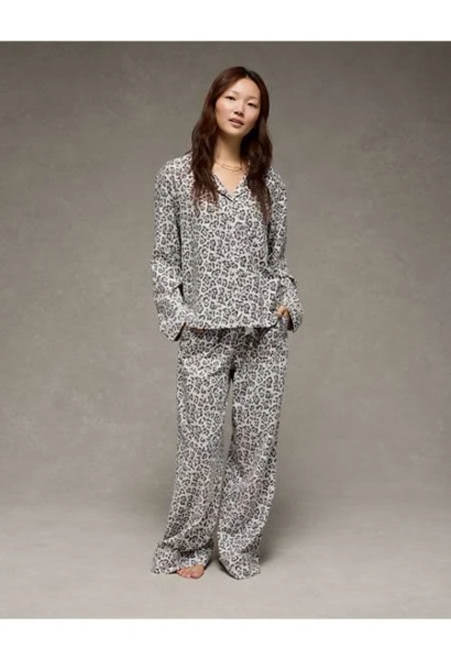 AE Women's Flannel Pj Set