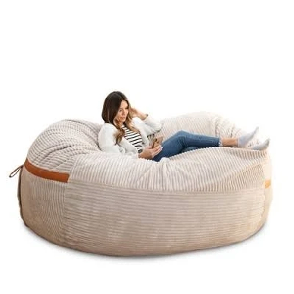 Big Joe Fuf Foam Bean Bag Chair with Removable Cover