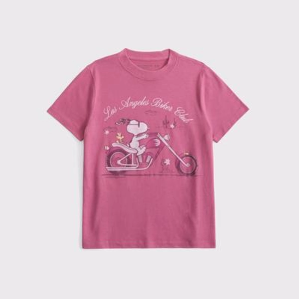 oversized snoopy graphic tee