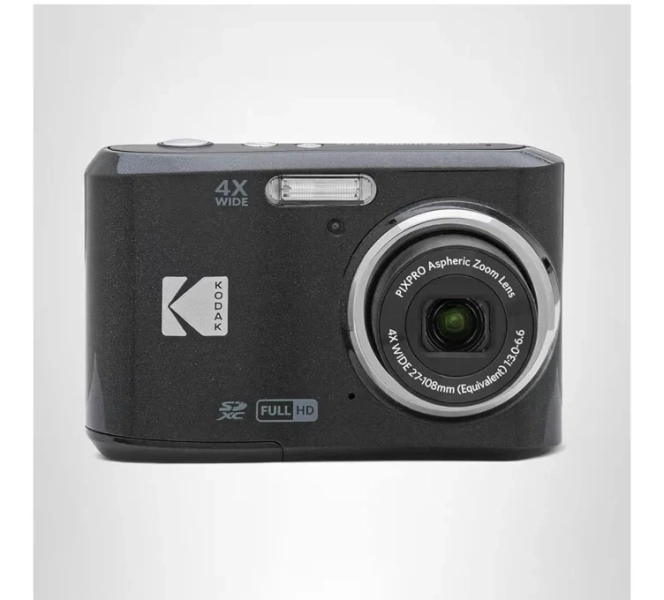 Amazon.com : Kodak PIXPRO FZ45 Digital Camera, 16MP Point & Shoot with 4X Optical Zoom, 27mm Wide Angle, 2.7 Inch LCD, 1080p Video, Black : Electronics
