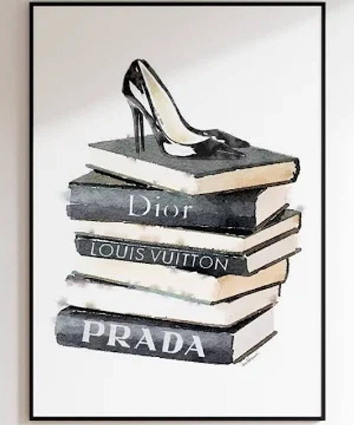 Fashion Books Poster - M - A3 - Unframed - Fashion Designer - Poster Hut
